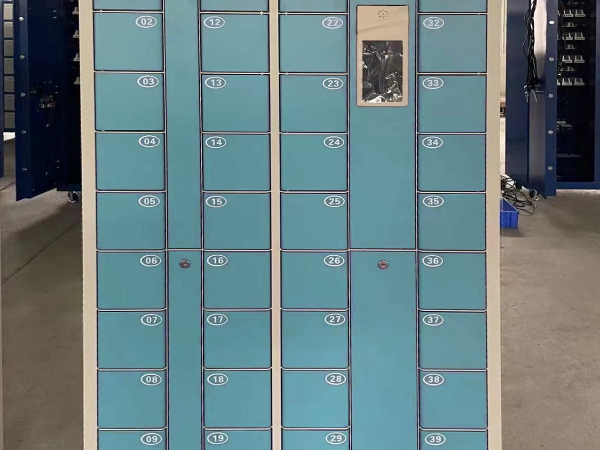 慧儲(chǔ)60位手機(jī)充電柜優(yōu)質(zhì)鍍鋅板單面7寸顯示屏 - 室內(nèi)副臺(tái)尺寸